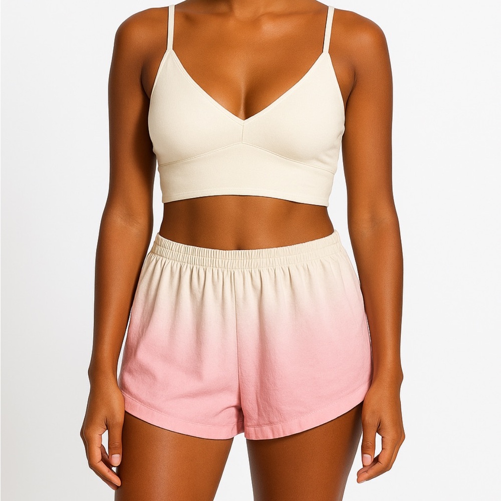 NWT LF Millau Pink Ombré Rayon Shorts
